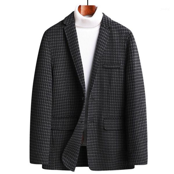 

new arrival winter handmade double-sided wool jacket men casual warm coat jackets1, Black