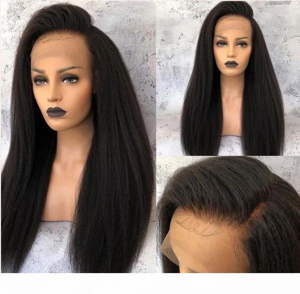 

lace front wig curly human hair wig brazilian remy hair jerry curl wig 180 density lace front human hair wigs, Black;brown