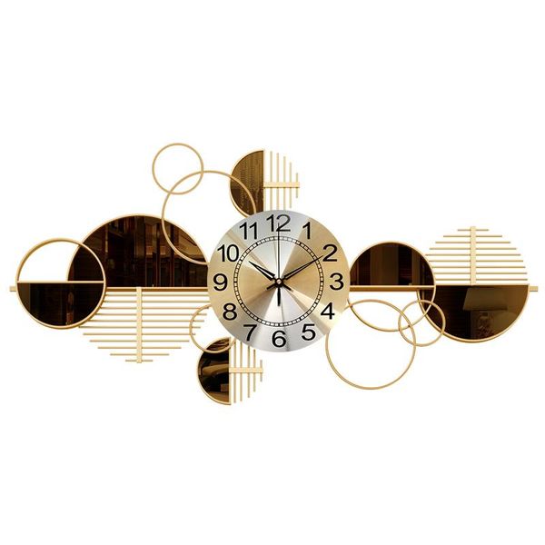 

luxury large wall clock modern simple nordic living room mute creative wall clock abstract reloj pared grande home decor da60wc