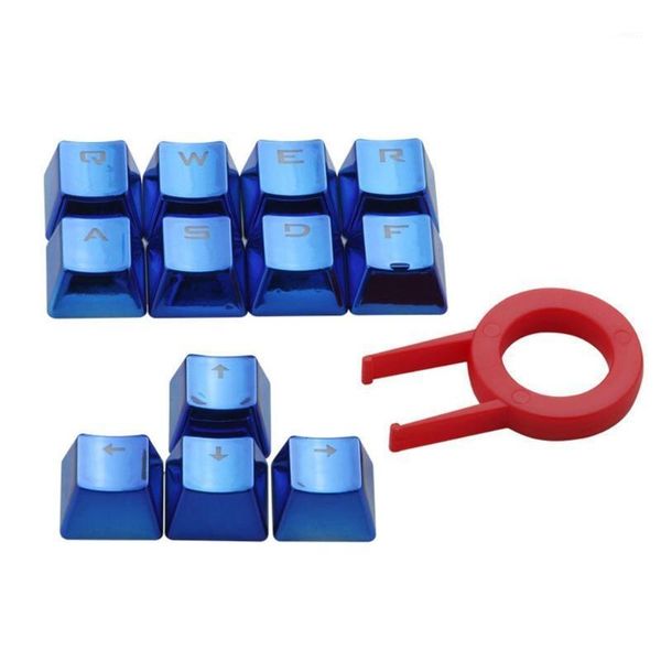 

12 translucidus backlit keycaps with key puller for mechanical keyboards wear resistant electroplating keycaps1
