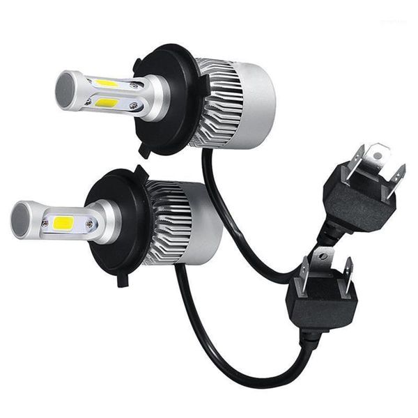

2pcs/1pair cree led headlight kit h4 led 6000k dual h/l beam fog bulb1