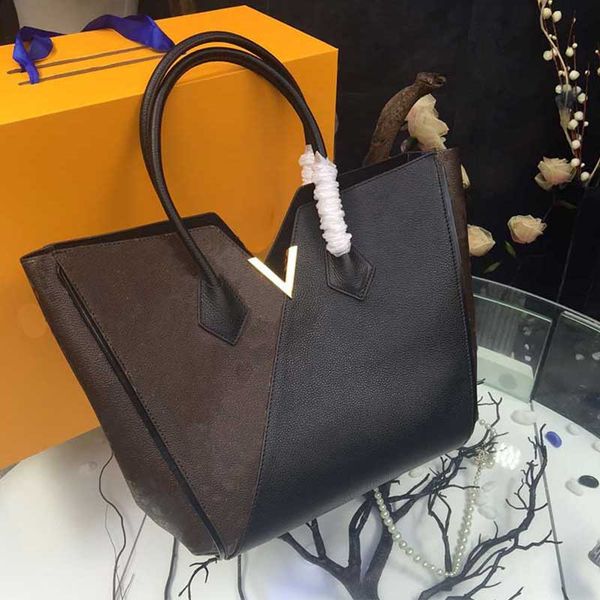 

messenger handbag leather handbag v designer leather capacity large shopping bag shoulder m40460 aeqaj