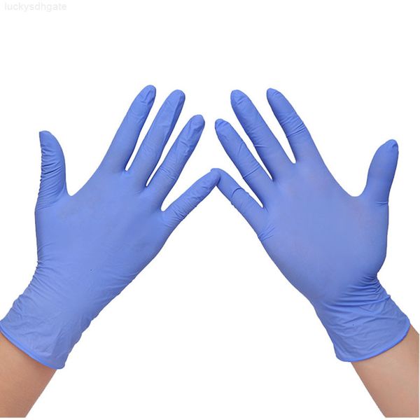 

factorybk33pri examination industrial multi use disposable powder blue nitrile gloves