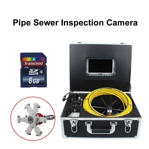 

7inch screen industrial 20m 30m borescope 23mm inspection snake camera with dvr1