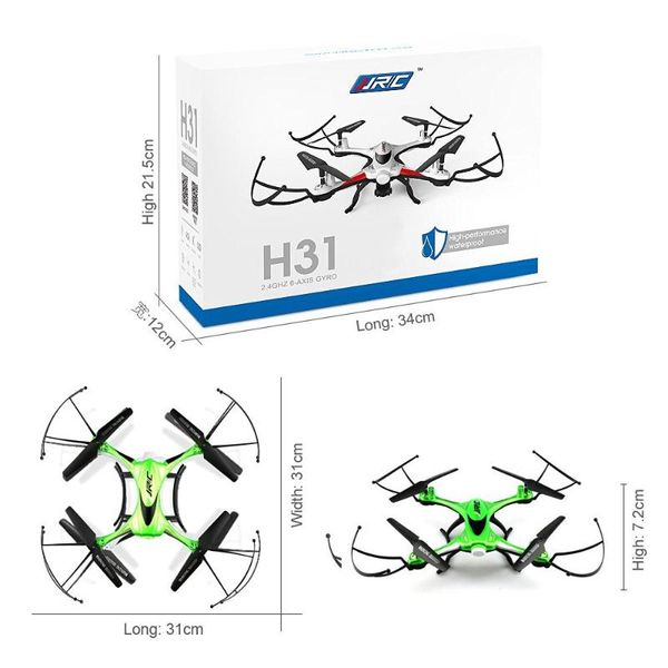 

drones original jjrc h31 waterproof drone 2.4g 4ch 6axis led rc quadcopter headless mode one key return 3d rolling rtf