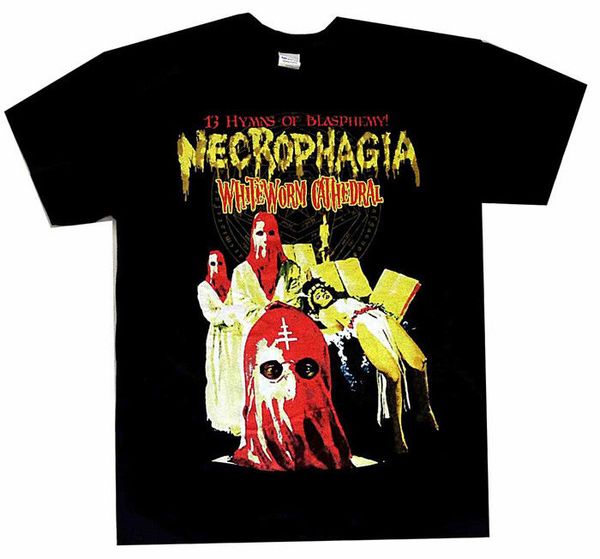 

новый necrophagia оккультизм necro whiteworm собора пентаграмма печатной мужская уличная балахон дизайнеры футболка толстовка