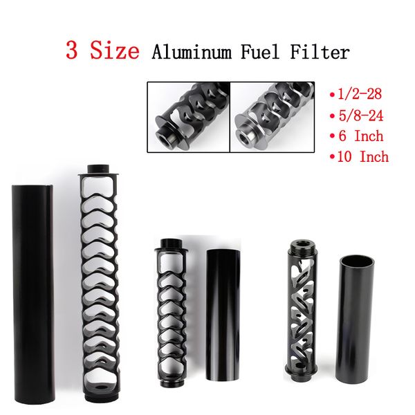 

6/10 inch car fuel filter spiral increase 1/2-28 5/8-24 single core filter trap for napa 4003 wix 24003