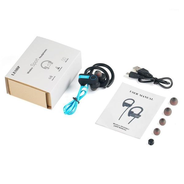 

anti-sweat bluetooth earphone sport stereo music wireless earbud hands-headset for running gym in-ear leshp dynamic1