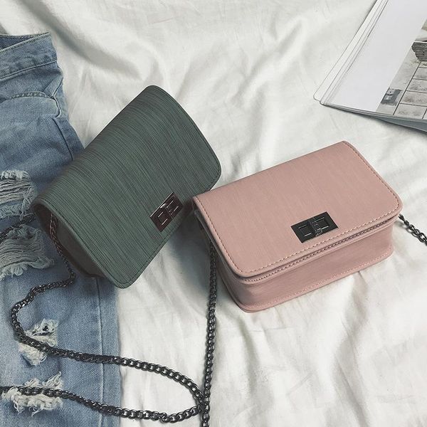 

2020 women messenger bag square bag cloth pattern turn lock mini the tide female handbag shoulder diagonal cross body