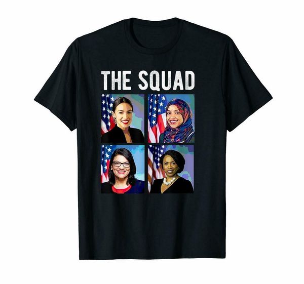 

the squad aoc rashida tlaib omar ilhan ayanna pressley political black casual print fashion hoodie designers t shirts sweatshirt
