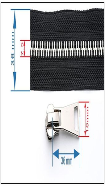 

8 металл двойной слайдер cremallera металл молнии экологию open end zipper для шитья вниз пальто одежда diy аксессуары jllkae homecart