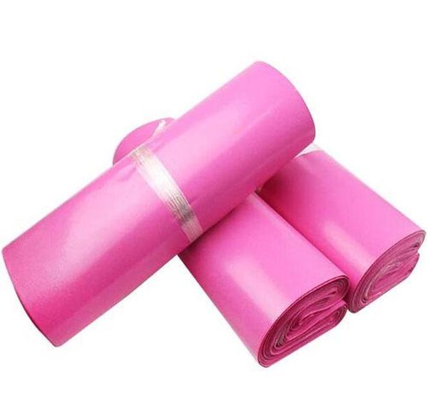 

17x30cm pink waterproof express bags disposable courier bags for delivery mail bags envelope wmteyr bdesybag