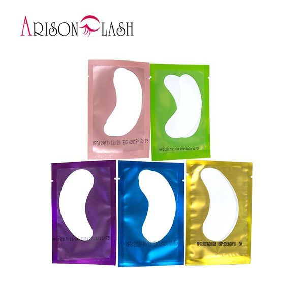 

50/100 pairs patches for eyelash extension stickers eye pads paper under eyes grafted lash stickers beauty tips wraps tools pad