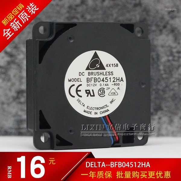 

fans & coolings delta bfb04512ha -roo 4.5cm 3d printer turbine fan drum wind machine 12v 0.14a cooling cooler 45x45x10mm1