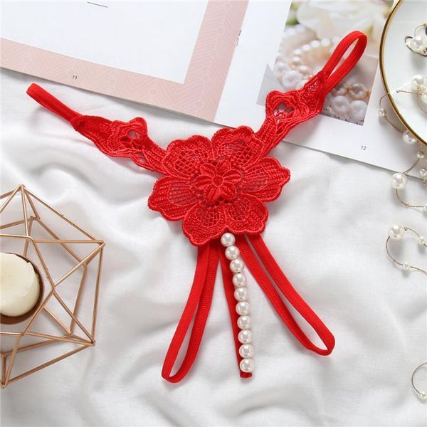 

l'bellagiovanna embroidery open thongs pearl g-strings panties beading underwear female intimate girls bragas 21971, Black;pink