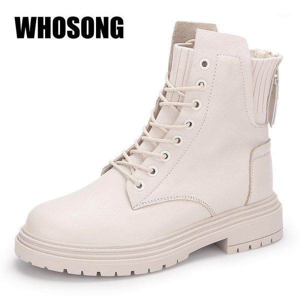 

cow women boots woman ankle boots ladies round toe shoes female black brand girls motorcycle botas real leather shoes new1