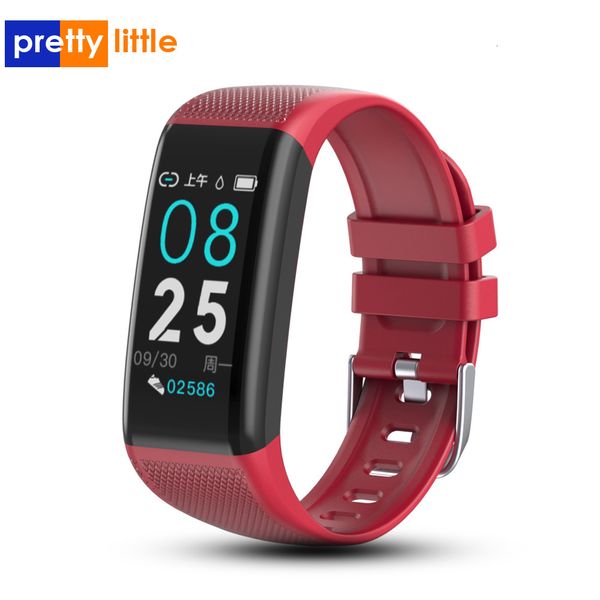 

android c20 smart watch 1.14 inch ips touch screen heart rate men women blood pressure waterproof ipx67 sports smart bracelet, Slivery;brown