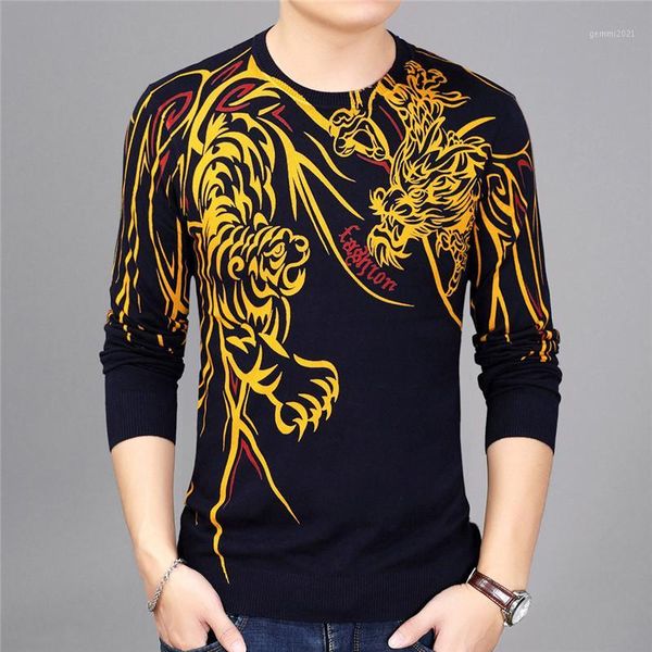 

men's sweaters erkek kazak slim fit pull homme hiver men chompas hombre 2021 spring fashion print sweater mens pullover1, White;black