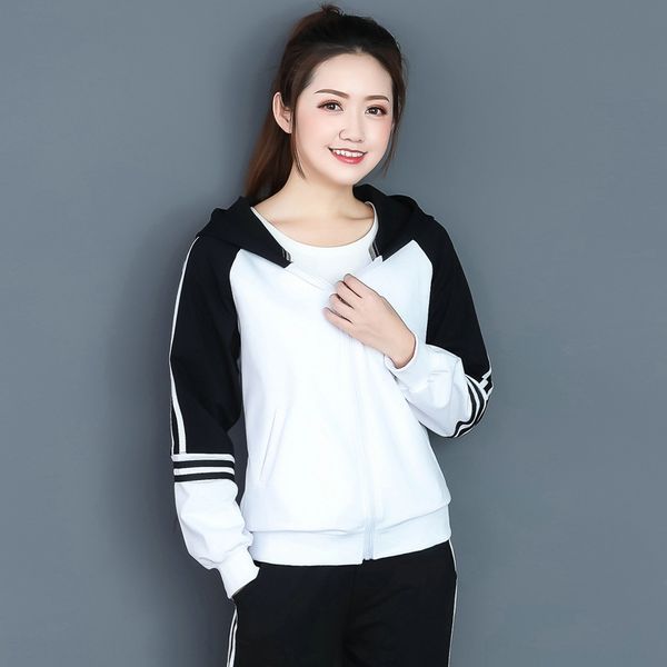 

female student sweater sweater korean fashion loose 2020 spring and autumn new color contrast raglan sleeve striped cardigan 351 nauyv nauyv, Black