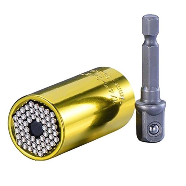 

2pcs set universal socket adapter high carbon steel ratchet wrench sleeve power drill adapter repair tool power drill
