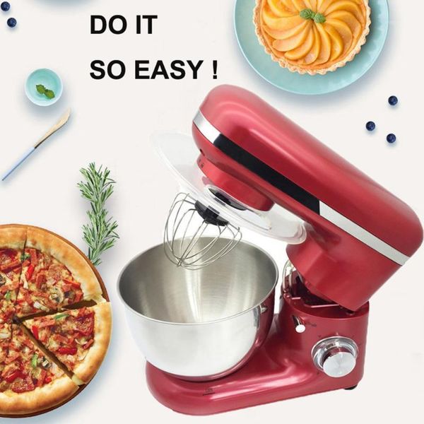 

blender 1500w 4l stainless steel bowl 6-speed kitchen stand mixer cream egg whisk cake dough bread maker machine1