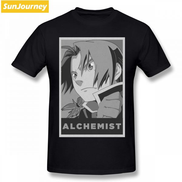 

new style fullmetal alchemist t shirt kpop men's shirt cotton crewneck xxxl short sleeve t shirts for boys sport hooded sweatshirt hood