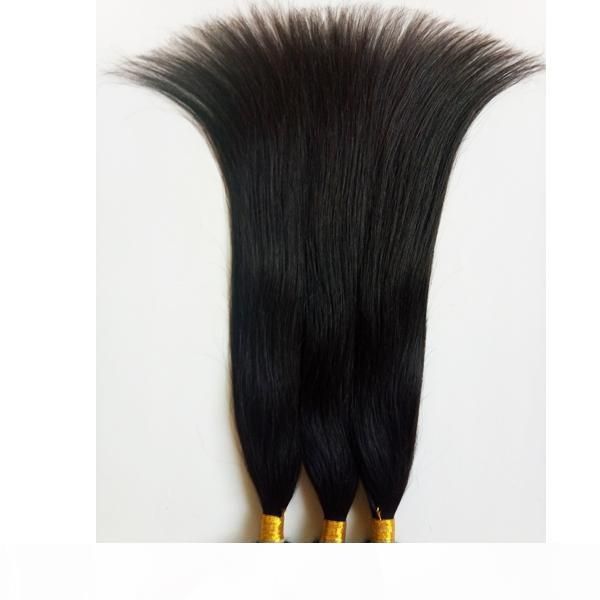 

unprocessed mink virgin human hair brazilian straight 3 4bundles 8-28inch brazilian human hair double weft indian remy hair dyeable, Black