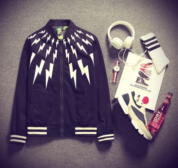 

2020 spring luxury jacket men new color matching men jacket, Black;brown