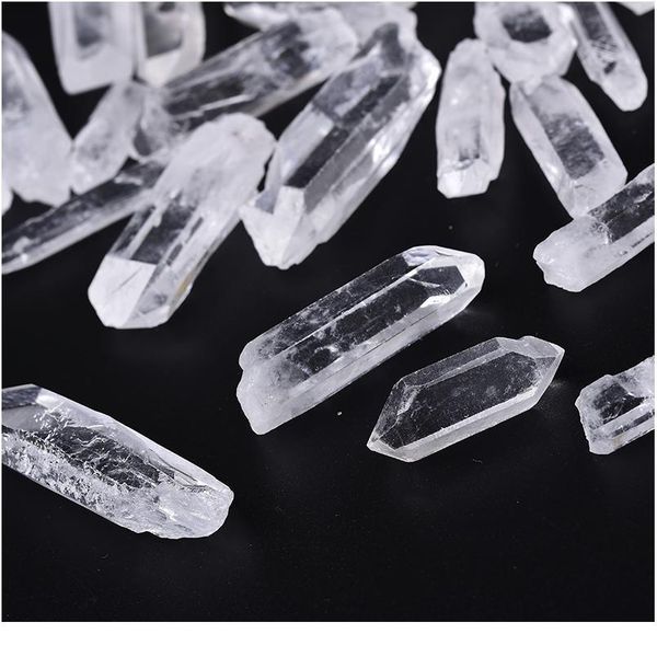 

natural fashion clear crystal raw crystals crystal wand quartz healing stone crystal point rock mineral specimen ener qylqis, Black