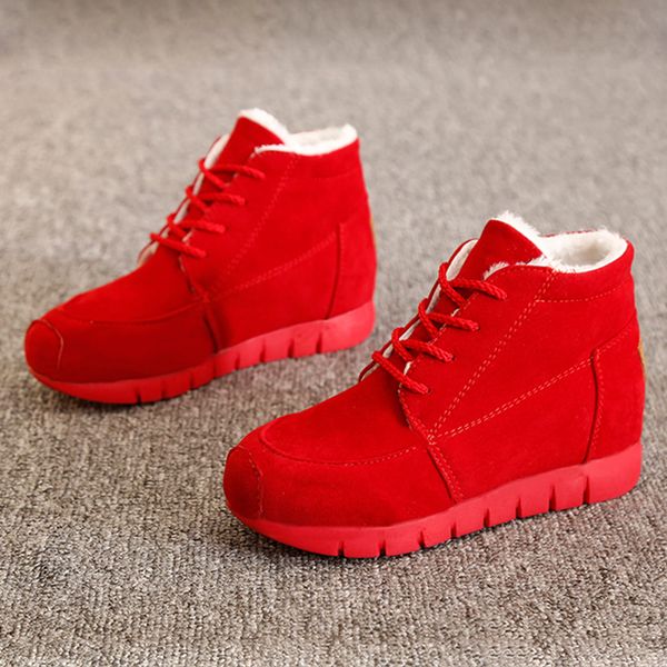 

2021 the new short stuffed warm snow fashion mix flat color ankle woman boots women women's winter shoes 9qrn, Black
