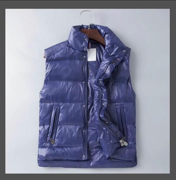 

new designer men and women winter down vest classic feather jackets mens casual vests coat size m---xxl, Black;white