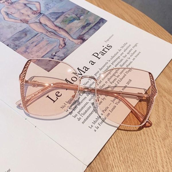 

sunglasses unique luxury metal square with flower brand fashion gradient sun glasses for female champagne purple shades men, White;black