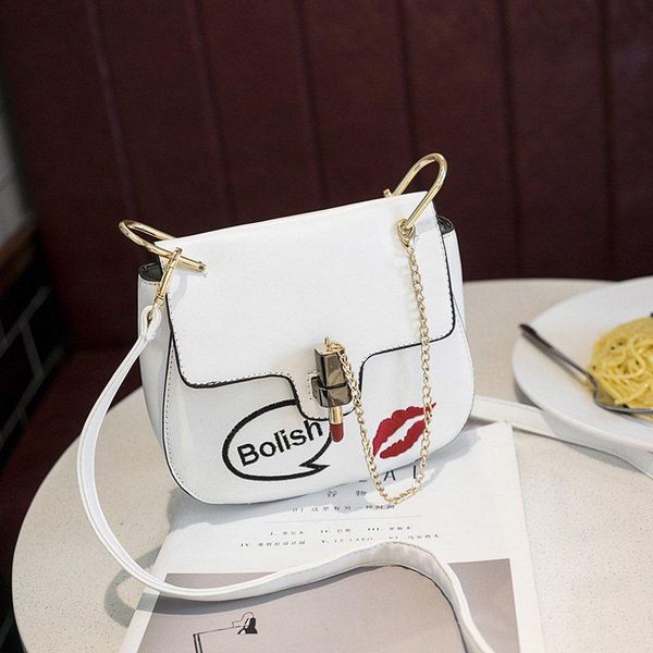 

luxury women's bag new korean fashion casual shoulder messenger bag shell lock lady bags