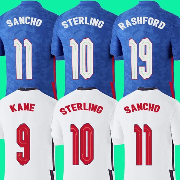 

men soccer jersey 2020 european cup 7 sterling 20 rashford 8 oxlade-chamberlain 19 sancho 15 stones 10 winks football shirt, Black;yellow