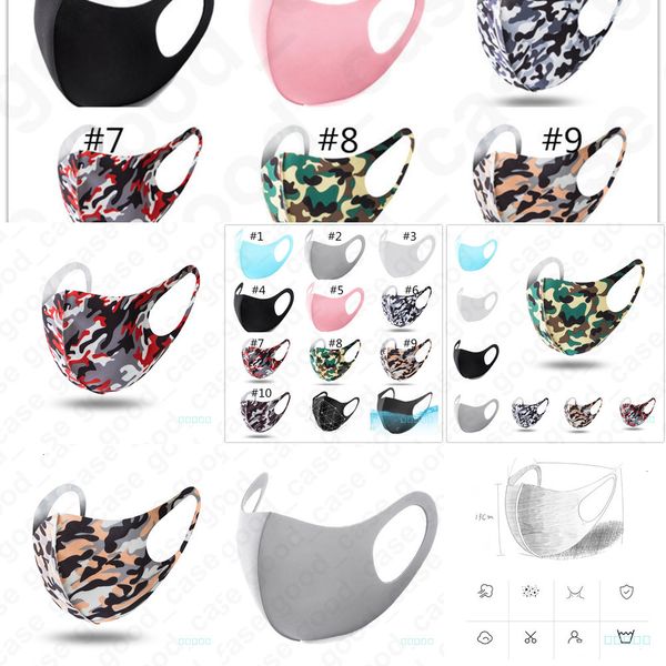 

anti-fouling adults camouflage 3d proof dustproof masks protective dust-smog mask washable face