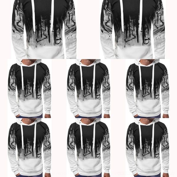 

sdybu hoodie осени верхней свободной печать камуфляж мода бренд top 2019 hoodiemen новых зимнее балахон мужской auixh, Black