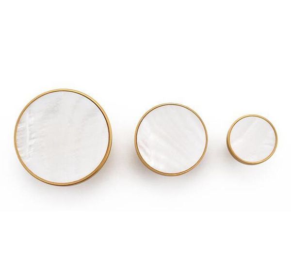 

nordic brass kitchen drawer cabinet door knobs handles white nature shell furniture hardware cupboard wardrobe d jlloxs trustbde