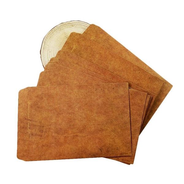 

10pcs/lot envelopes greeting envelopes kraft paper blank postcard invitation letter cards 10pcs/lot e qylkyg