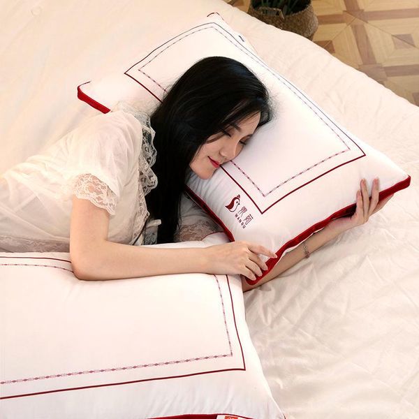 

l boutique antibacterial three-dimensional pillow core home sleep help cervical spine soft single pillow f8047