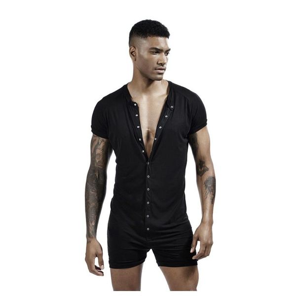

men's shorts style slimming home sleepwear side split loose pajamas pants sleep men nightdress, White;black