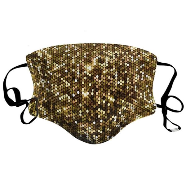 

factoryst1asequins shiny cover masks fashion washable reusable bling mask face care shield anti-dust mouth mask#614