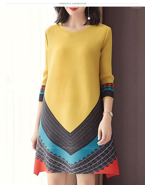 

bonjean contrast women's large size loose bat sleeve dress spring new club 2019 elegant pleated pleated mini dress1, Black;gray