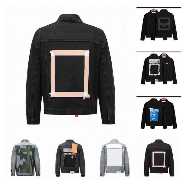 

designers mens womens denim jackets men s casual autumn winter coats brands fashion luxe mans jacket stylist luxurys outwear clothes top, Black;brown