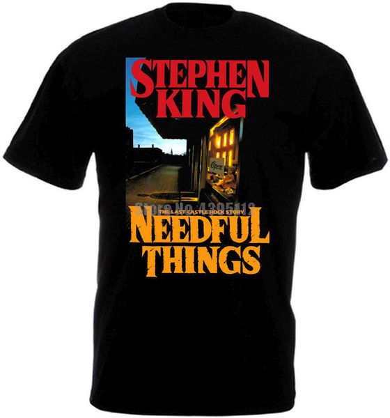 

needful things movie poster men's t-shirt harajuku tshirts fashion 2019 t shirt custom sport hooded sweatshirt hoodie