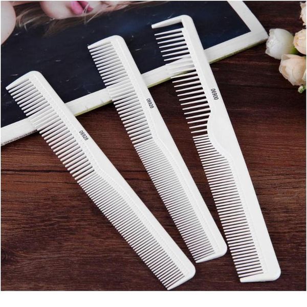 

6pcs/set professional hair brush comb salon anti-static hair combs hairbrush hairdressing combs hair care styli wmtjmo, Silver