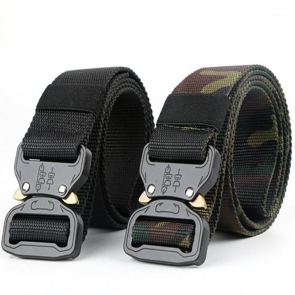 

waist support nylon belt men army tactical molle swat combat belts knock off survival battle dropship1, Black;gray