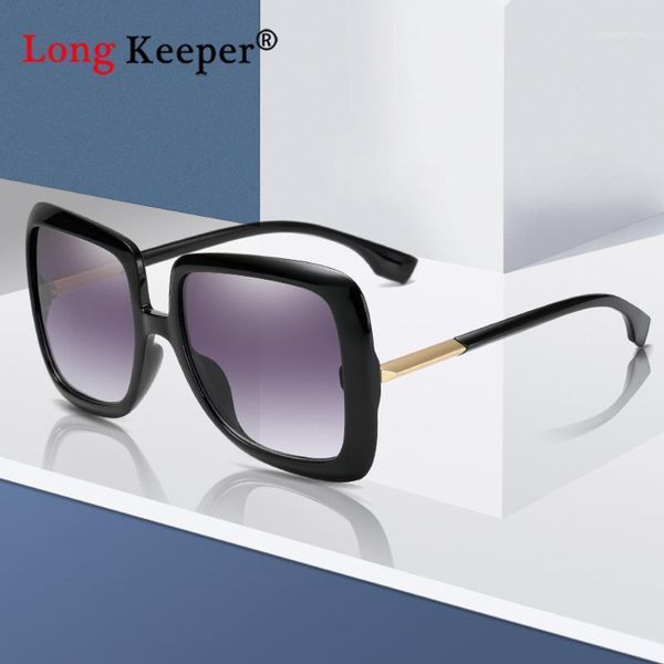 

ladies oversized sunglasses women 2020 square trend female gradient sun glasses big frame uv400 summer style shades oculos1, White;black