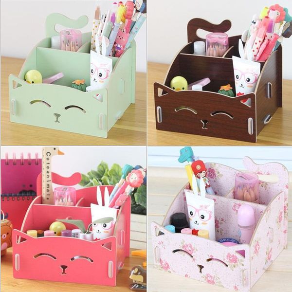 

деревянные коробки косметика для макияжа ящик для хранения ручной работы ювелирные изделия diy organizer case desktop storage box подходит д