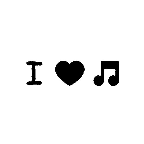 

15.6cm*4.2cm fashion i love music vinyl car window stickers decal black silver accessories c15-3151
