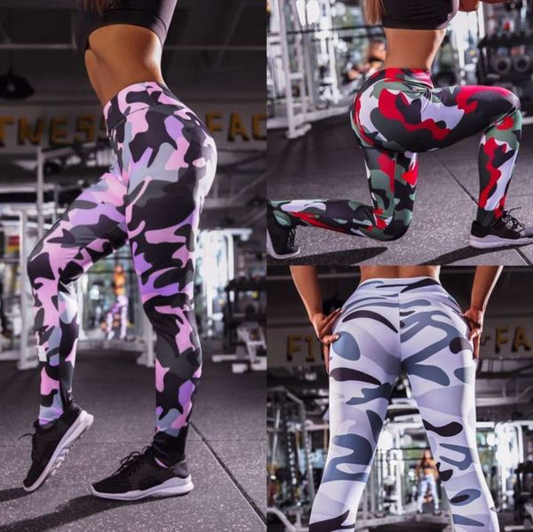 

selling personalized camouflage printing women's fitns sports leisure yoga underpants 7001, Gray